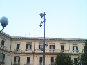 Vomero, piazza Vanvitelli, videosorveglianza
