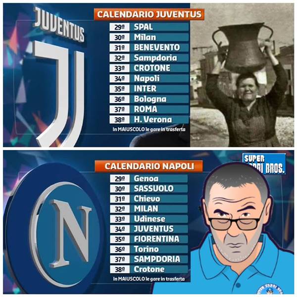 calendario del Napoli - IlSudOnLine