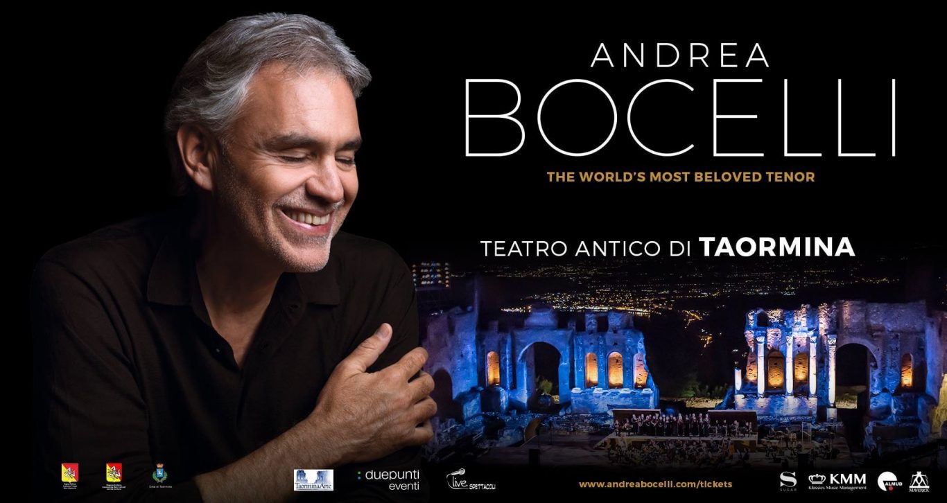 Andrea Bocelli al teatro Antico di Taormina